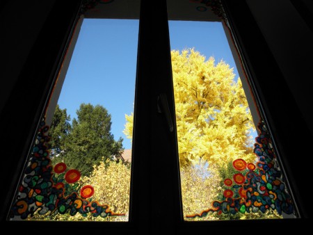 Window Colors auf der Zwischenétage Nordseite im Atelier Gartenstrasse, 2013